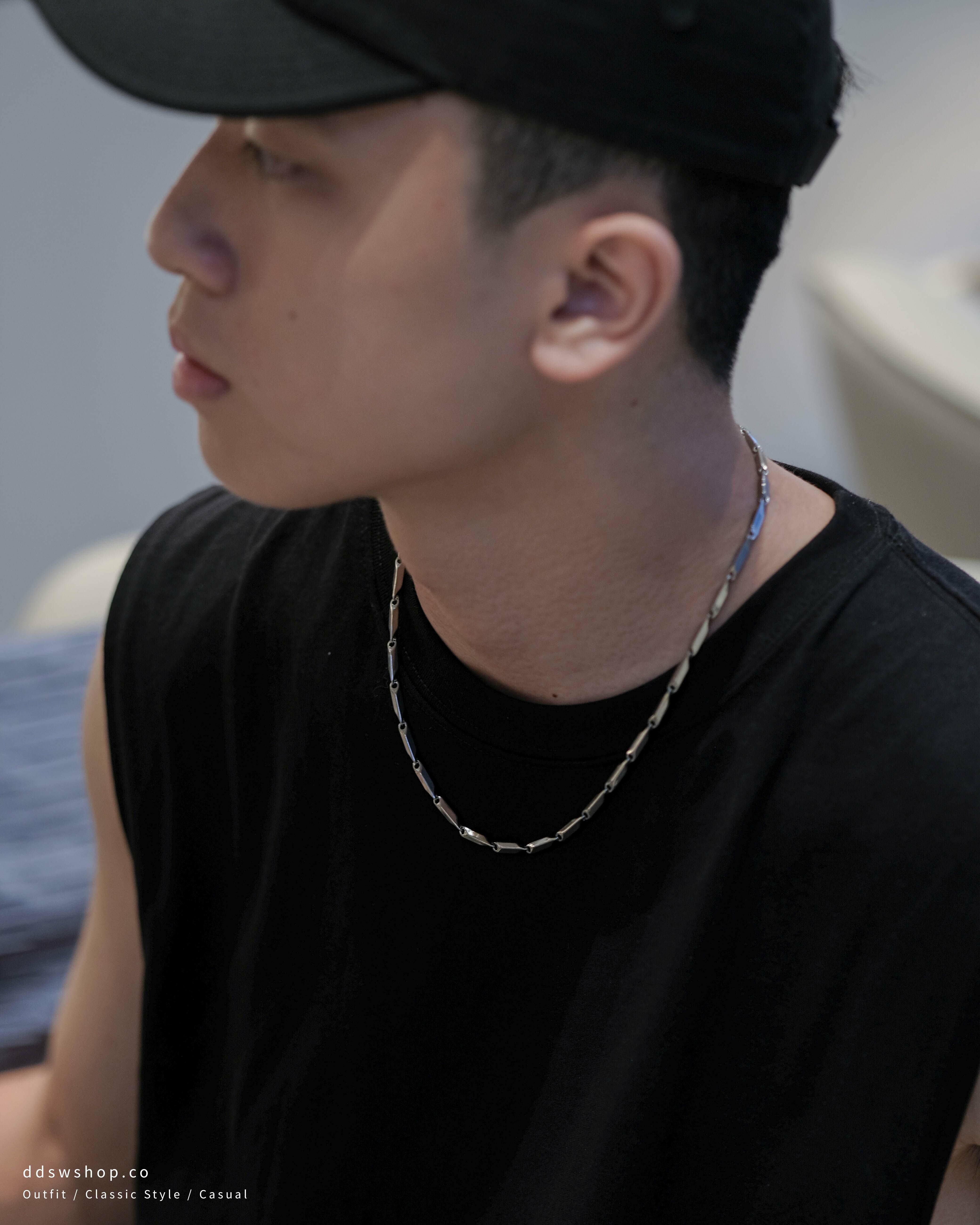 D.ecorate 簡約鈦鋼瓜子鍊