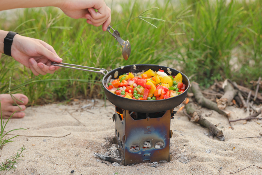 【Keith】鈦合金戶外柴火爐 (Ti2201)