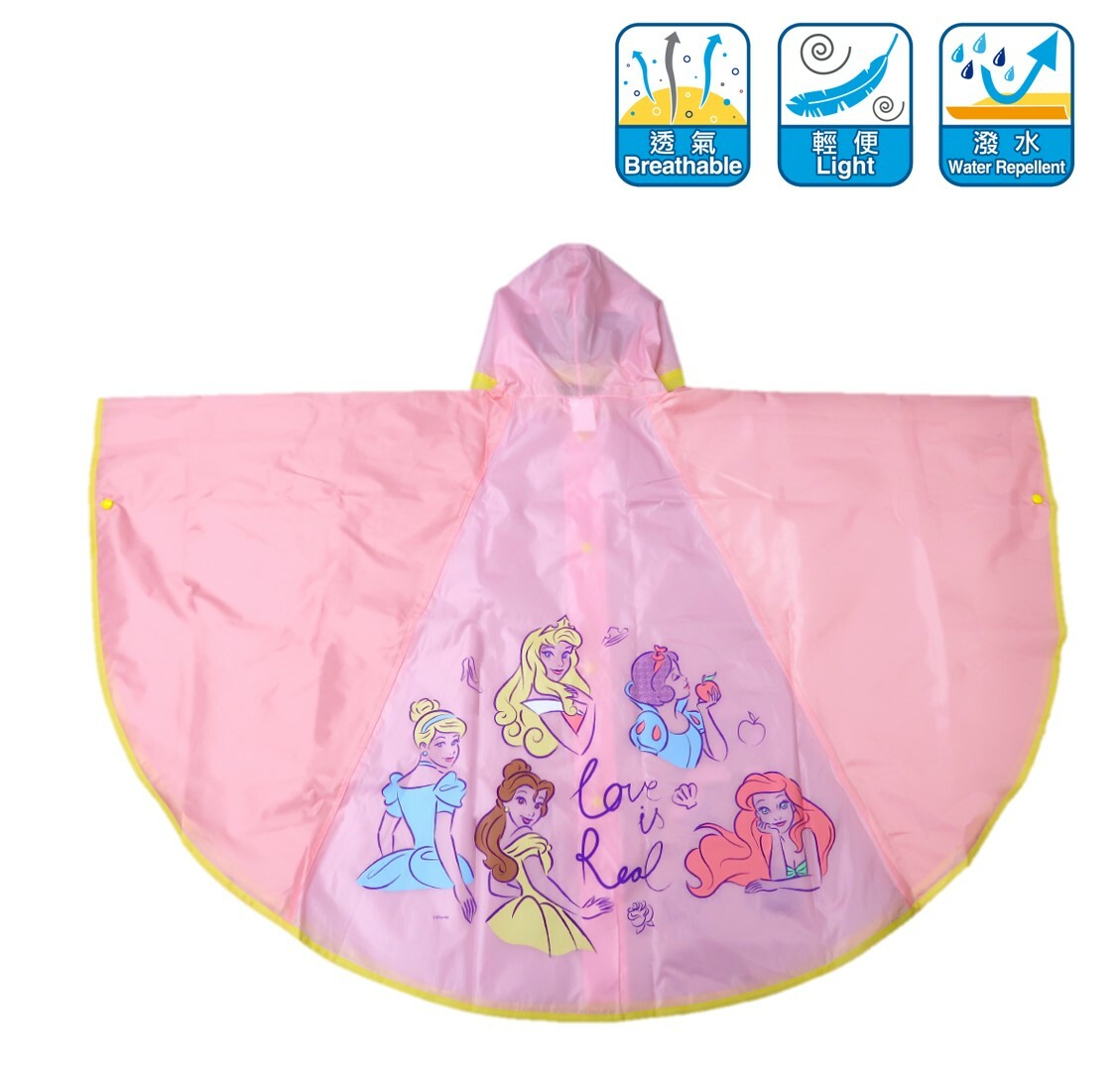迪士尼公主滌綸雨衣斗篷