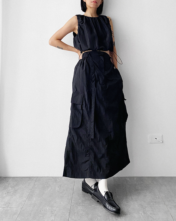 MFT-2334 抽繩抓褶短上衣