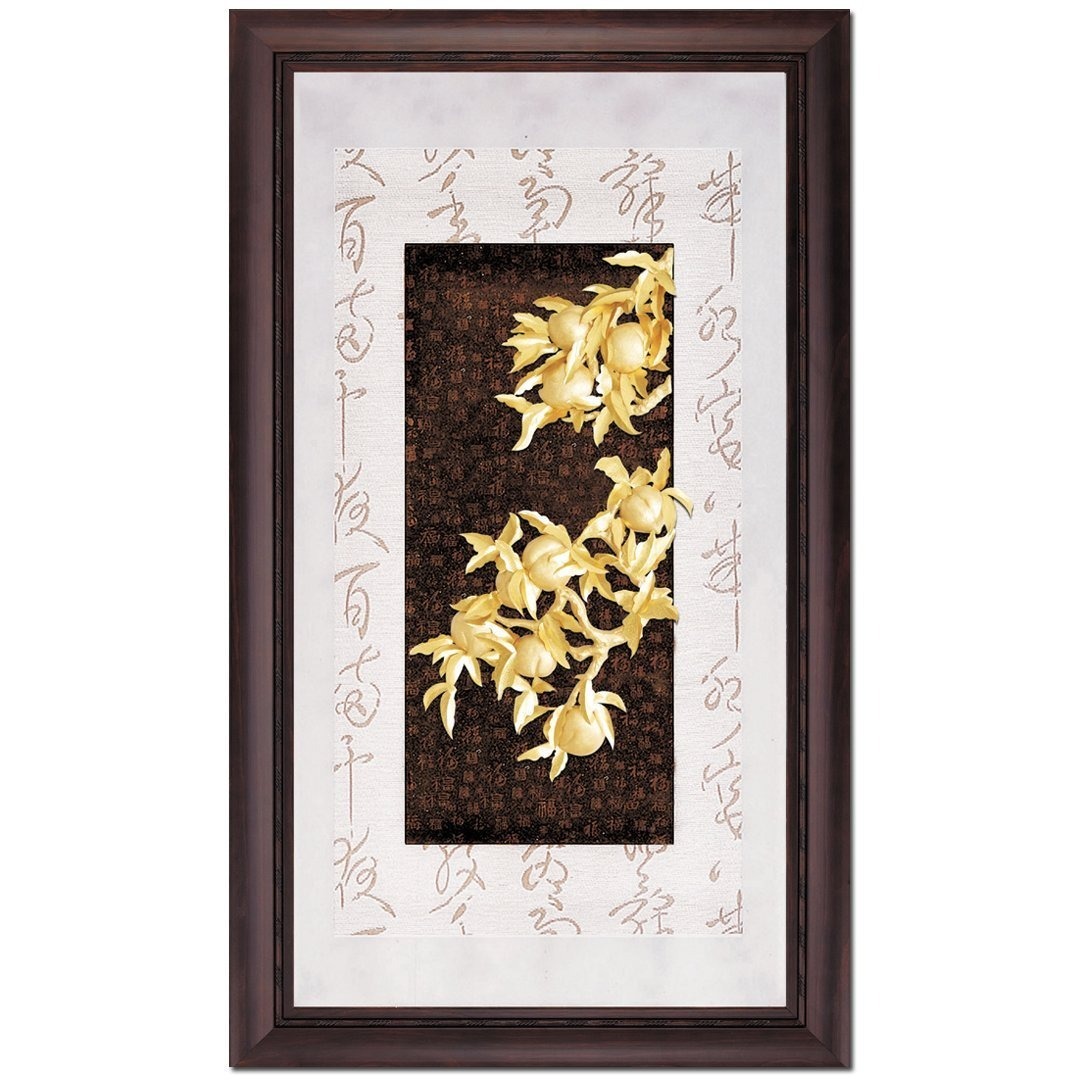 金箔畫禮品│桃李滿門│杏壇、杏林禮物、謝師禮品│送禮餽贈最佳選擇