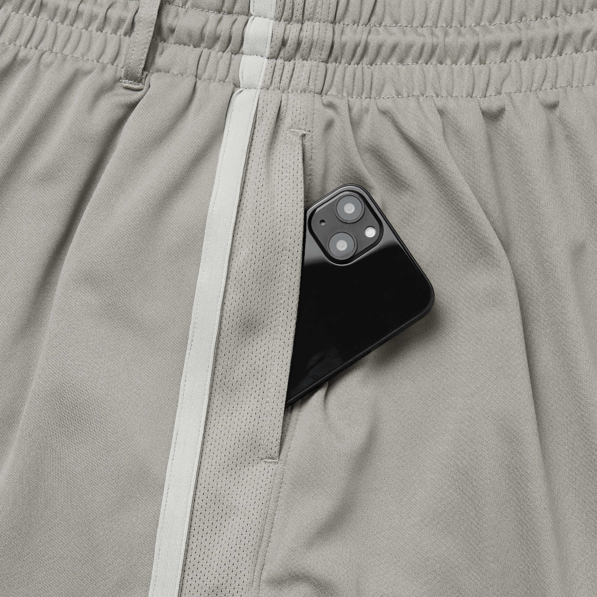 Rve-S1” Riverside Track Shorts - Sand