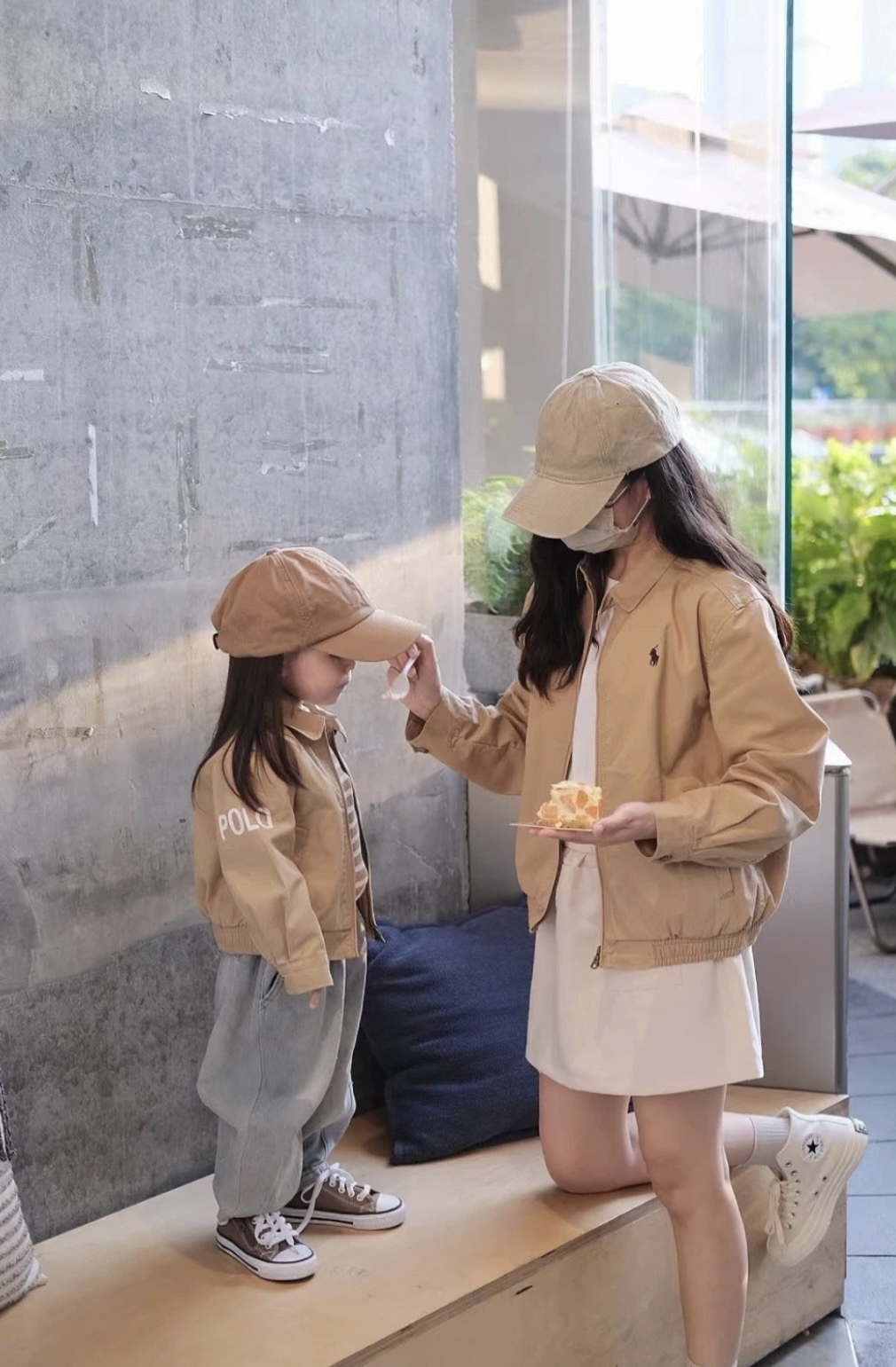 🐎歐美原單 𝐏𝐎𝐋𝐎 親子裝風衣外套