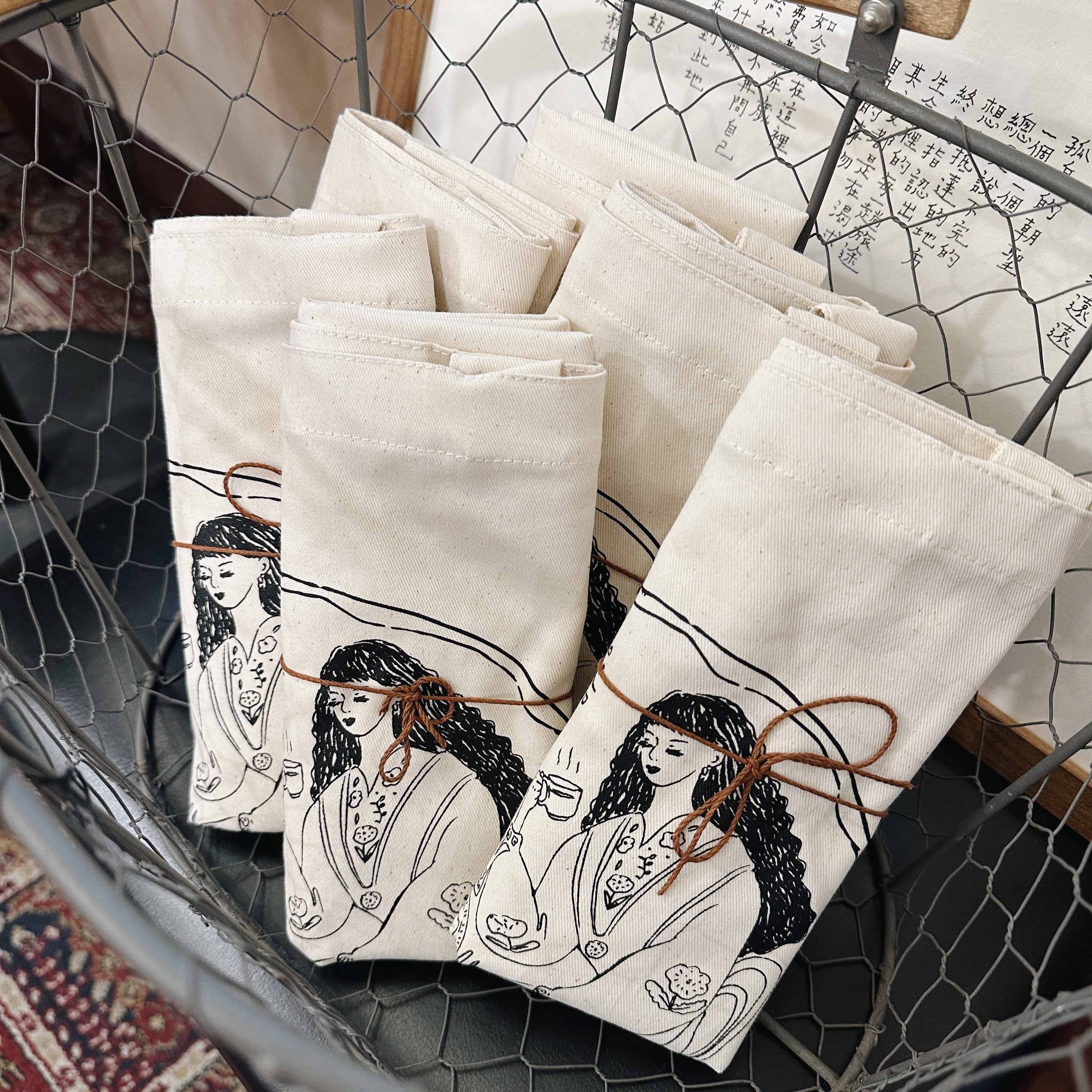 愛子食器 肩背帆布袋｜愛子食器