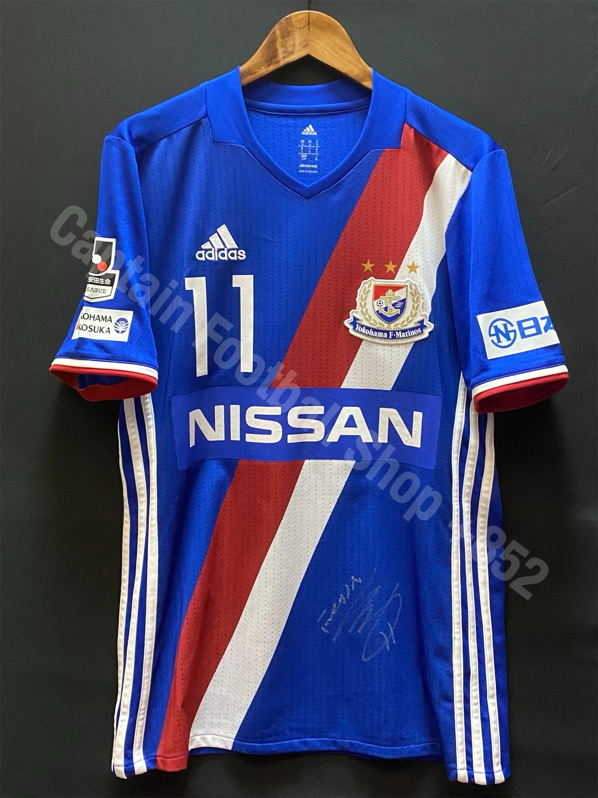 (球員版) 橫濱水手 2016 Adidas 開港紀念主場球員版球衣 #11 MANABU