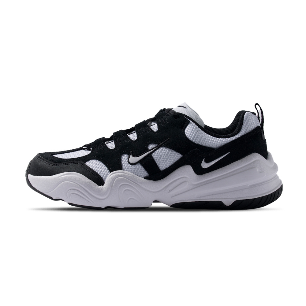 Nike Tech Hera 男 黑白 麂皮 訓練 舒適 氣墊 老爹鞋 休閒鞋 FJ9532-101
