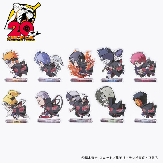 242612 Pbandai 預訂2026/2月 NARUTO　走るデフォルメシリーズvol.3　アクリルスタンド