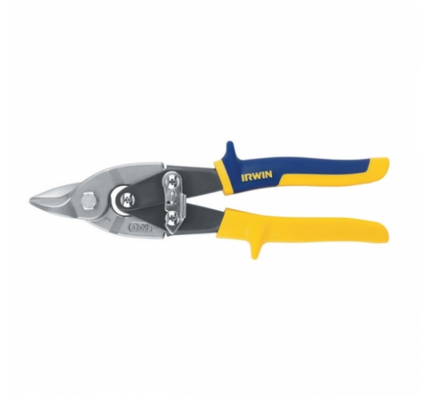 美國"IRWIN" 8" 黃柄(短咀)直鐵剪