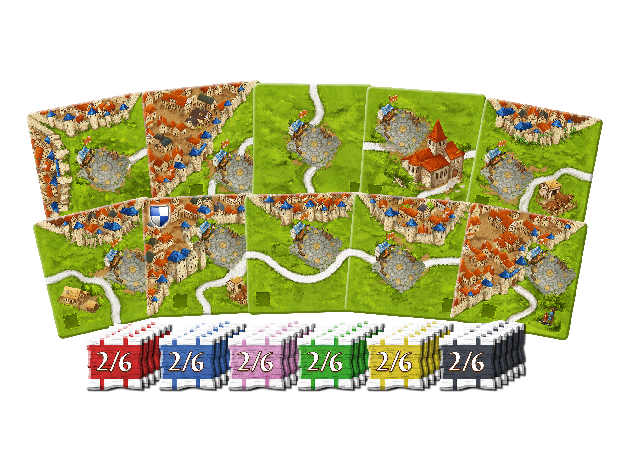 CARCASSONNE MINI: THE BETS 卡卡頌 彩票站擴充