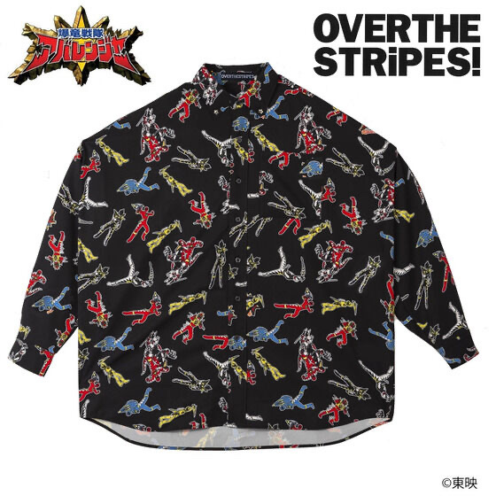 Pbandai 預訂2023/9月 爆竜戦隊アバレンジャー×OVER THE STRiPES 恤衫