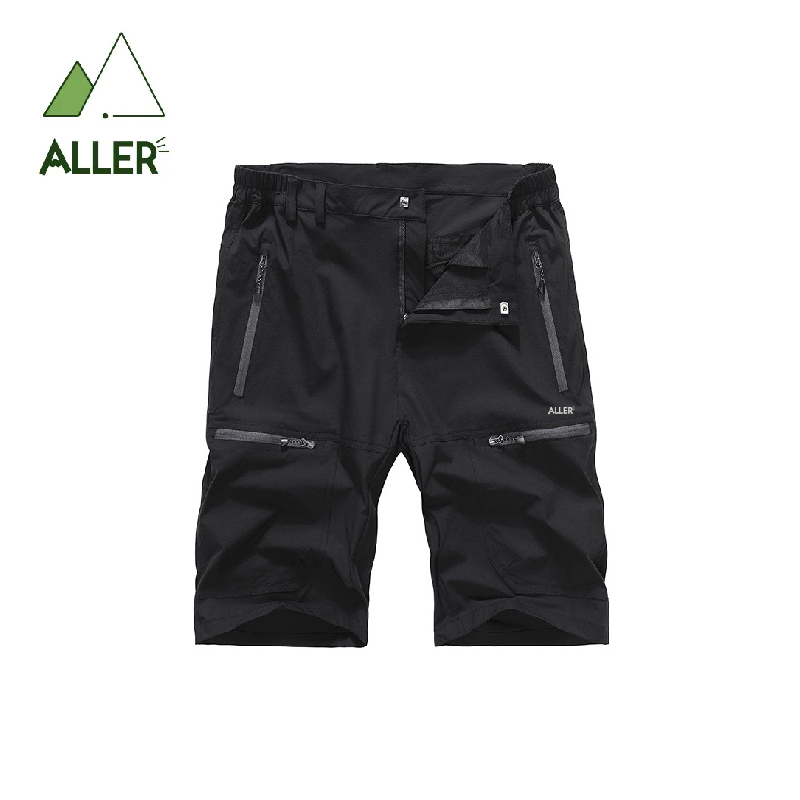 ALLER 開扣拉鍊彈力短褲 (3色) 休閒/戶外/日常/速乾/透氣 20AL887070