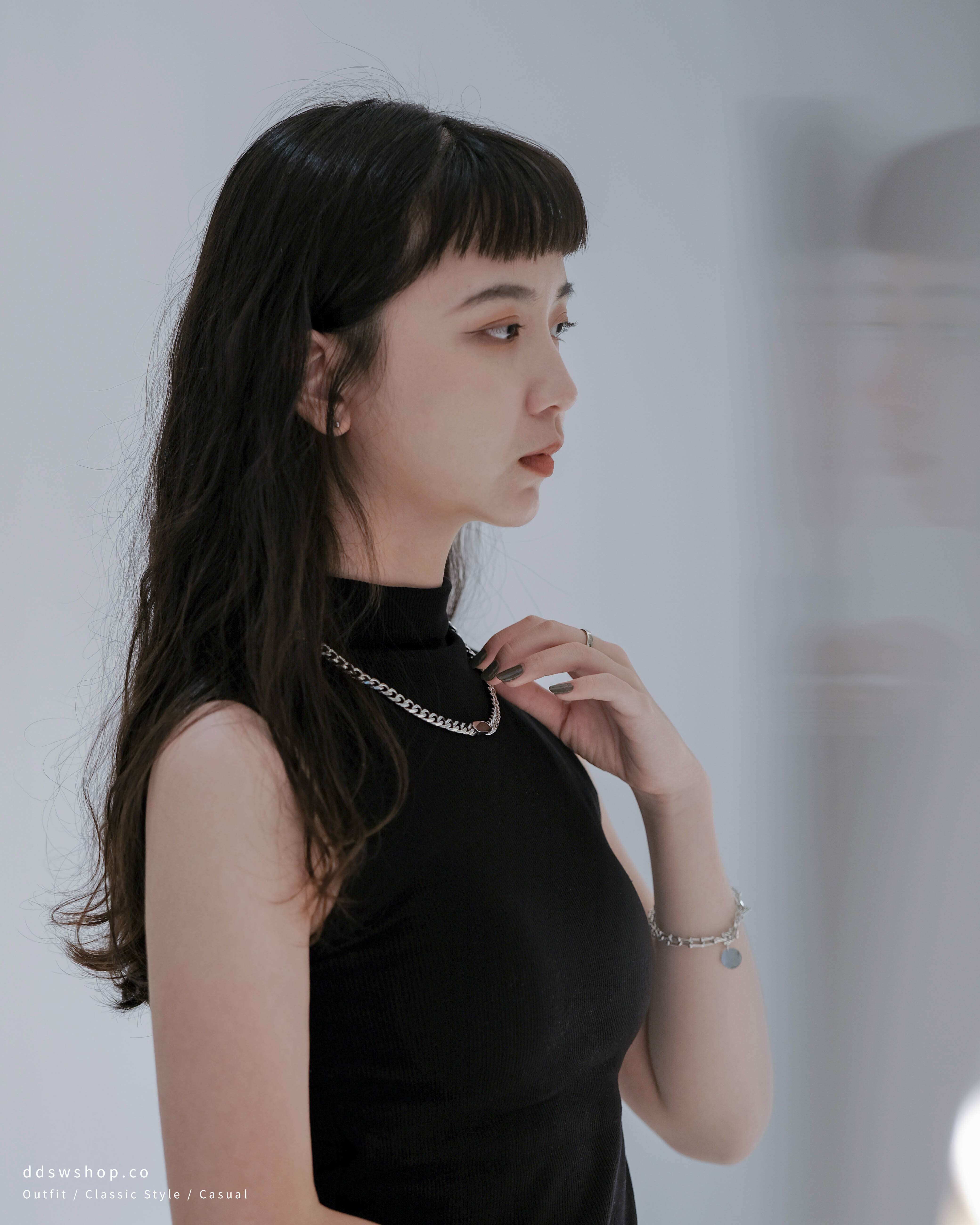 D.ecorate 銘牌古巴項鍊