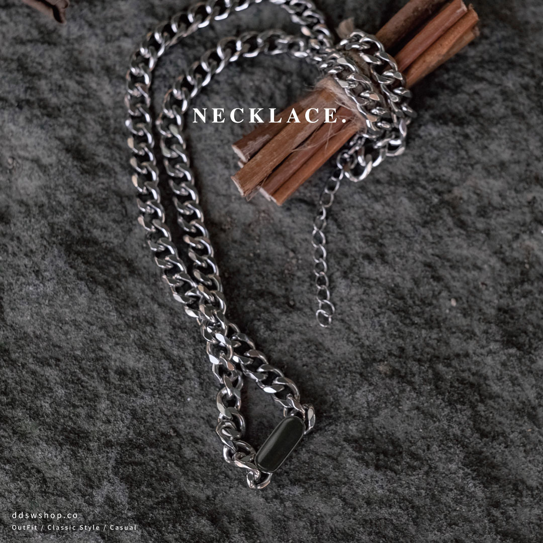 D.ecorate 銘牌古巴項鍊