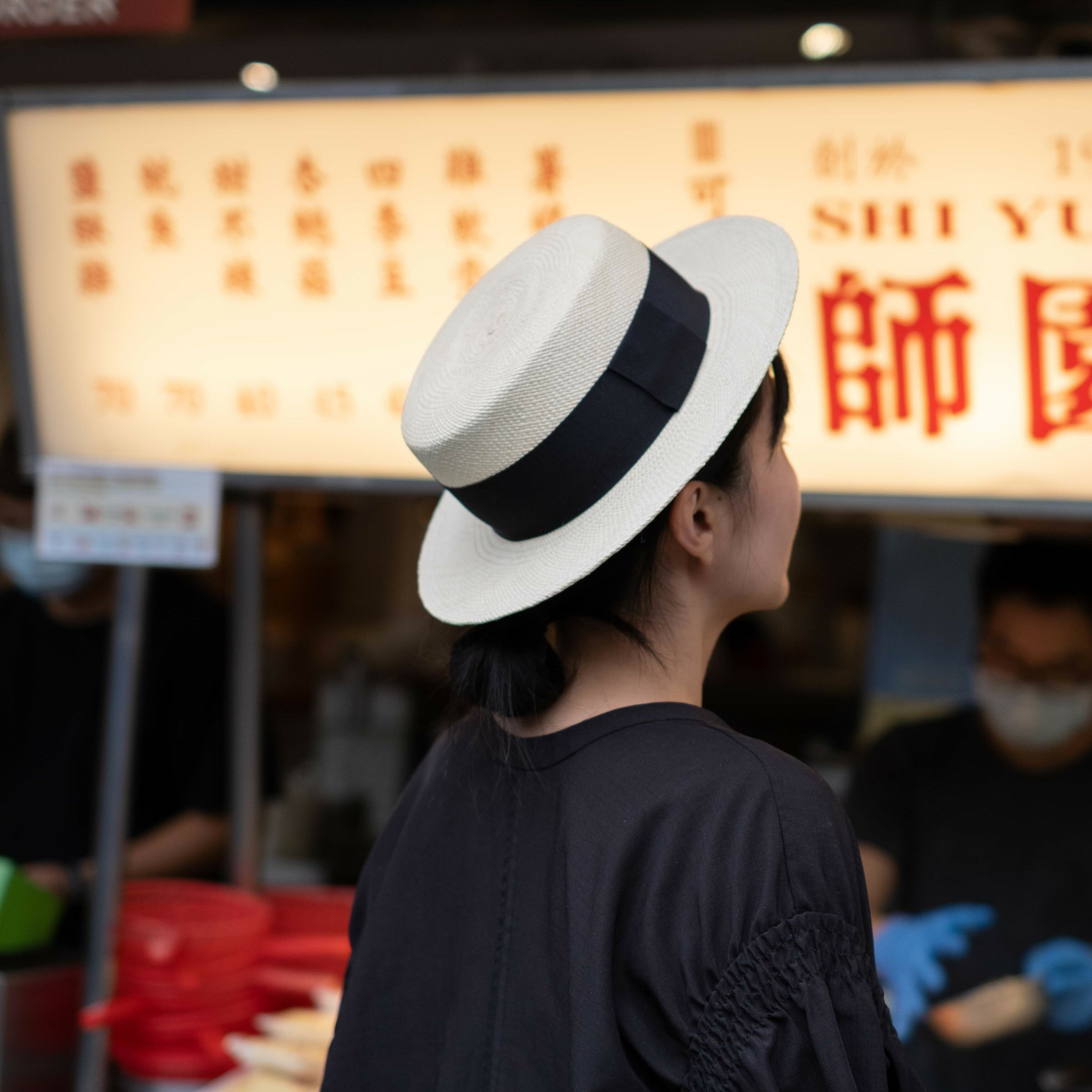 巴拿馬帽｜Flat Crown 田野 - 淺白｜厄瓜多限定