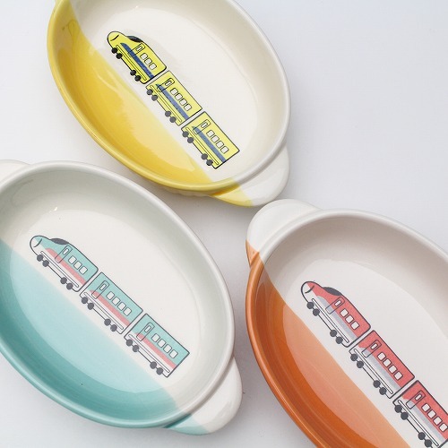 日本新幹線萬古燒陶瓷湯碗