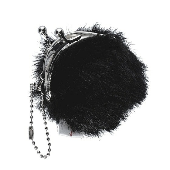 迷你珠扣包 小黑炭