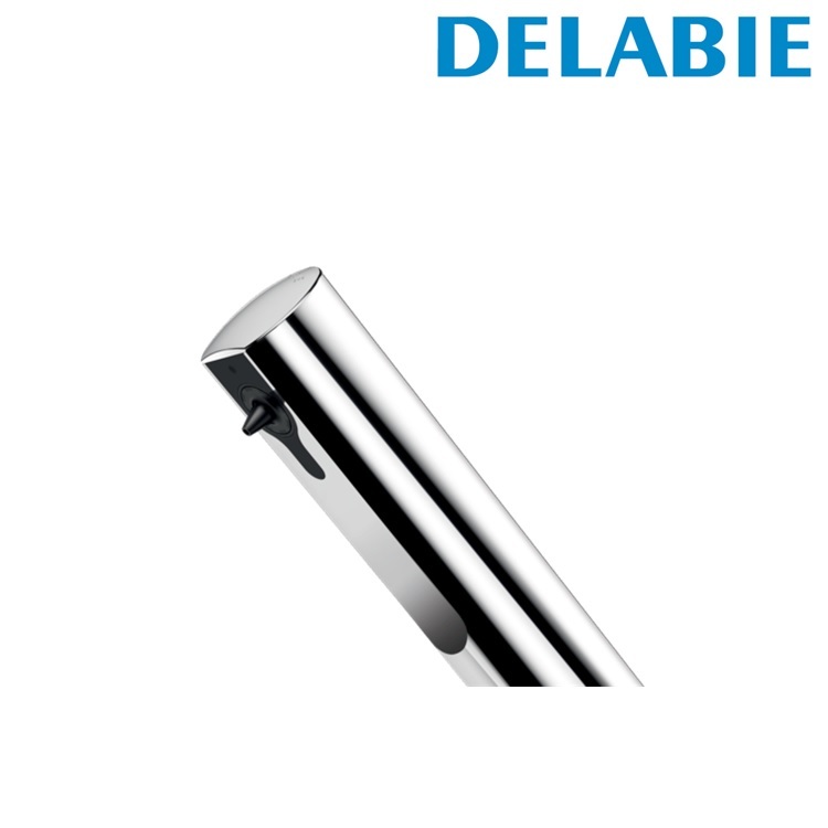 Delabie "TEMPOMATIC 4" 512031P (512031PSP) Deck-mounted electronic soap dispenser, mains supply with 230/6V direct connection