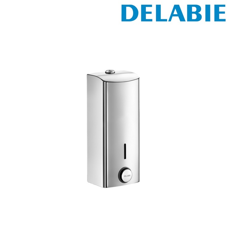 Delabie 510580 Wallmounted pushbutton soap dispenser
