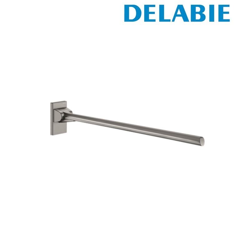 Delabie Be-Line 511964C Anthracite drop-down support rail, 42mm dia, L. 850mm