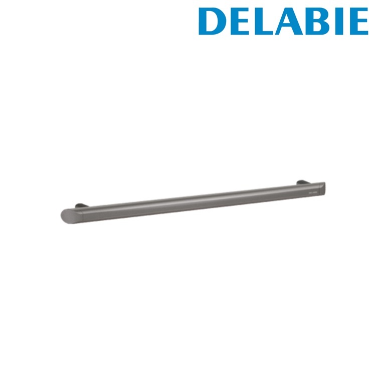 Delabie Be-Line 511906C Anthracite straight grab bar, 35mm dia, 600L mm