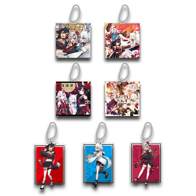 「官方代購」 Hololive 可惜夜歌集 紀念商品 #3 亞克力隨機掛件 🌲😈🌽  大神/百鬼/Fubuki