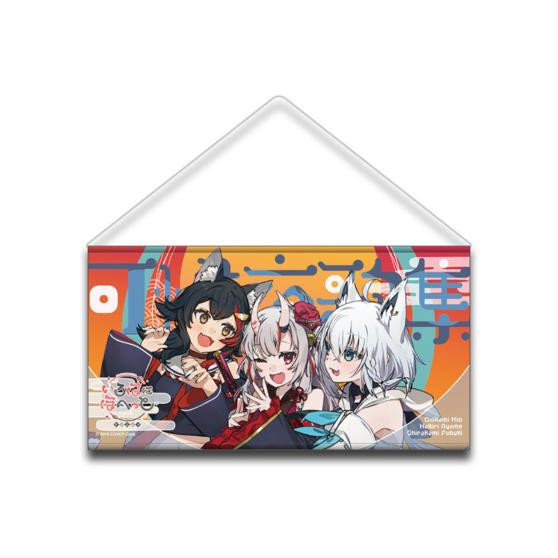 「官方代購」 Hololive 可惜夜歌集 紀念商品 #4 迷你掛布 🌲😈🌽  大神/百鬼/Fubuki