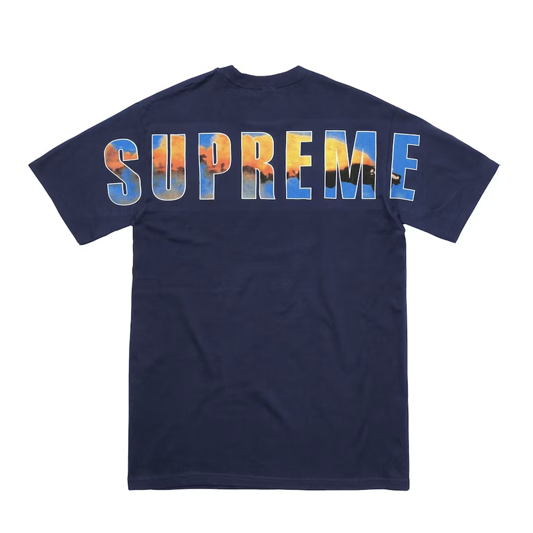 Supreme 17FW Crash Tee 短T 深藍| FLOMMARKET