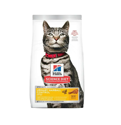 希爾思 成貓泌尿道健康及去毛球糧 15.5lb