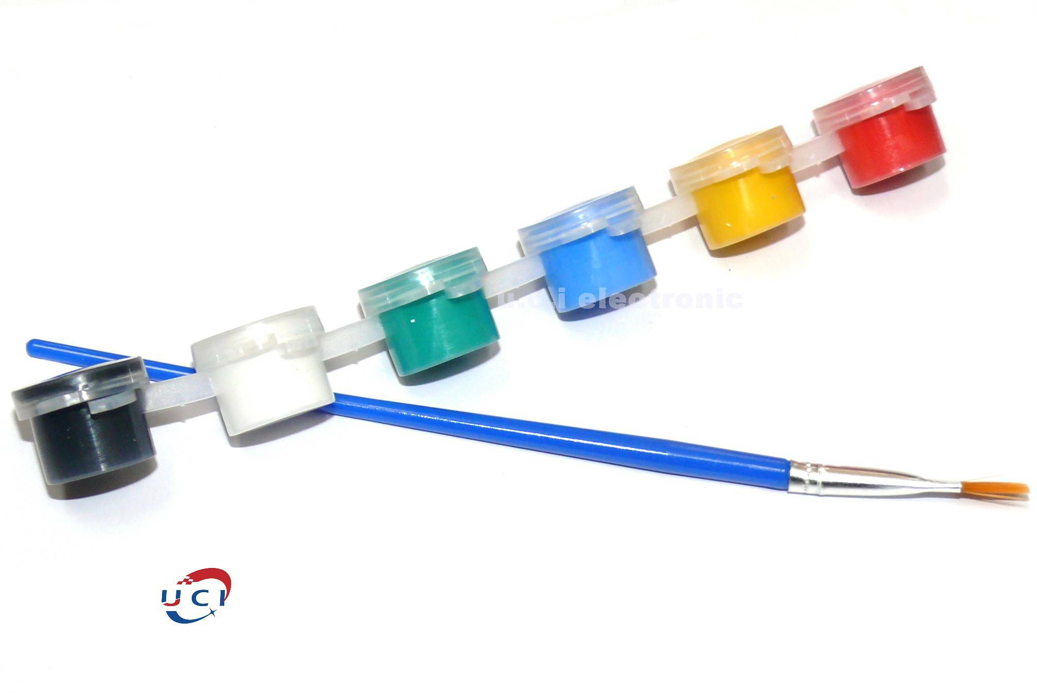 【UCI電子】(二H-3)  6色顏料 丙烯顏料套裝diy美術繪畫塗鴉石膏顏料 水彩