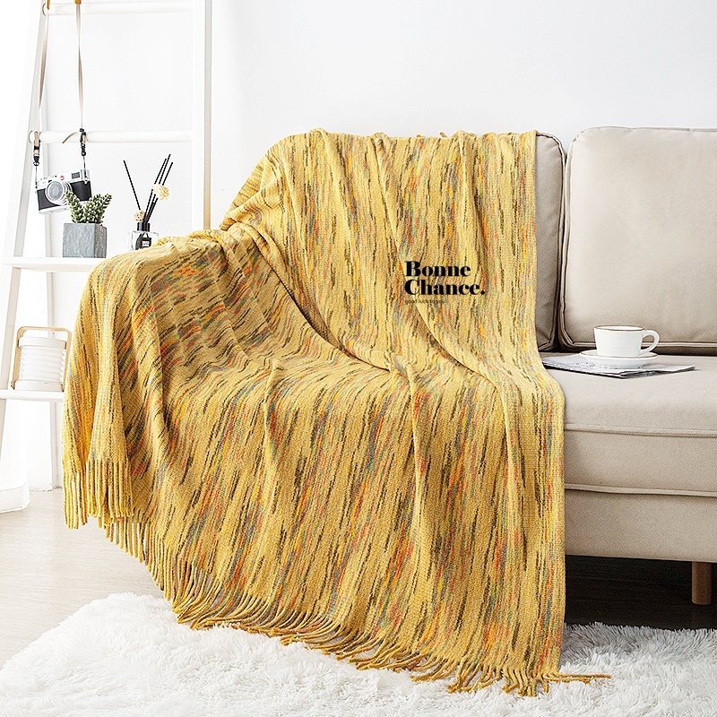 北歐民族風彩絲沙發毯 四色