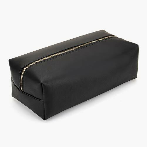 SN 手提仿真皮 PU 玩具收納袋 黑色