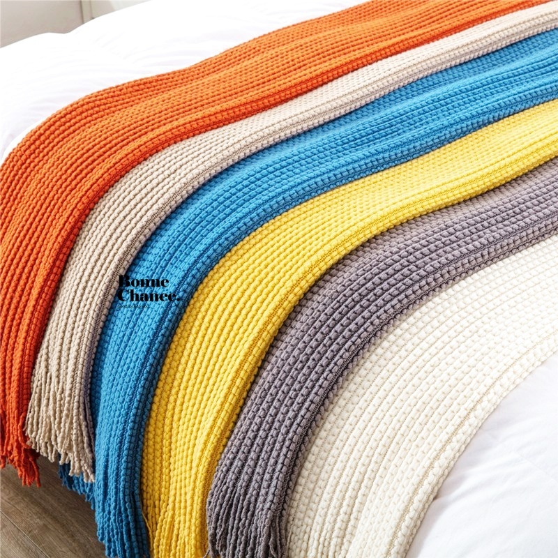 北歐小格子沙發毯 六色