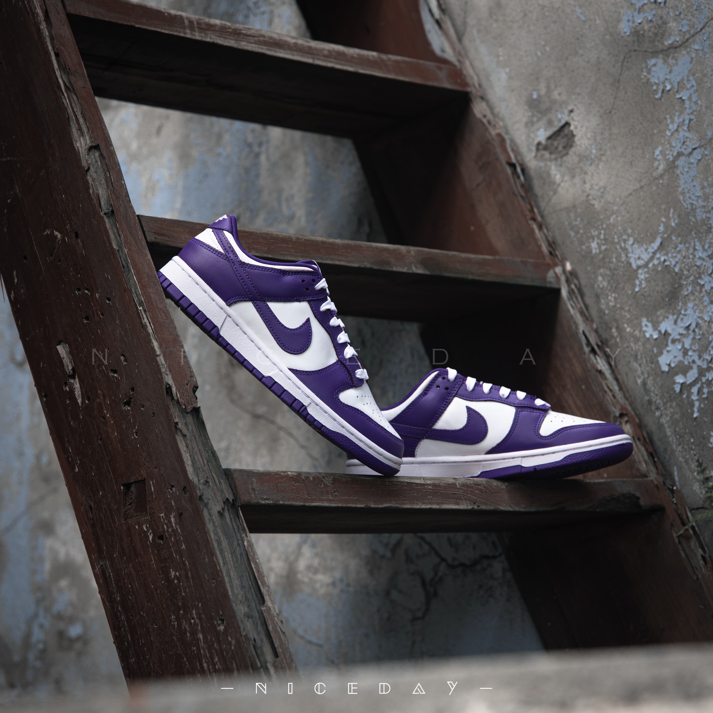 NiceDay 現貨 Nike Dunk Low Court Purple 白紫 男款 DD1391-104