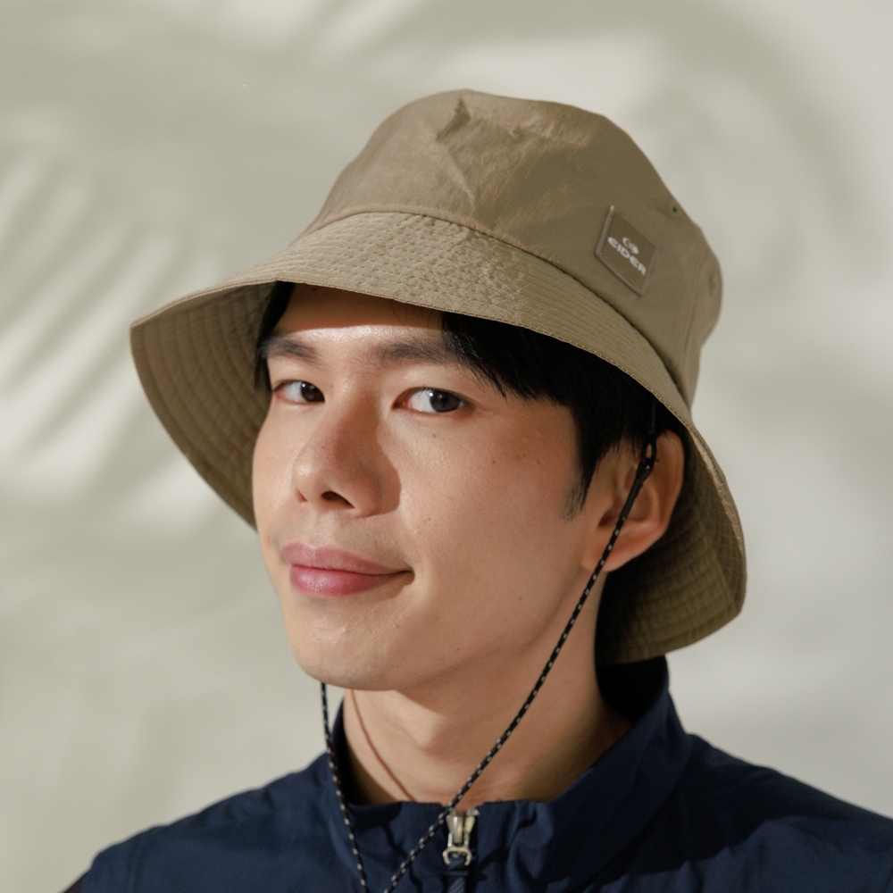 【EIDER】戶外輕量透氣漁夫帽 / 23EDUA23C46-[卡其綠]