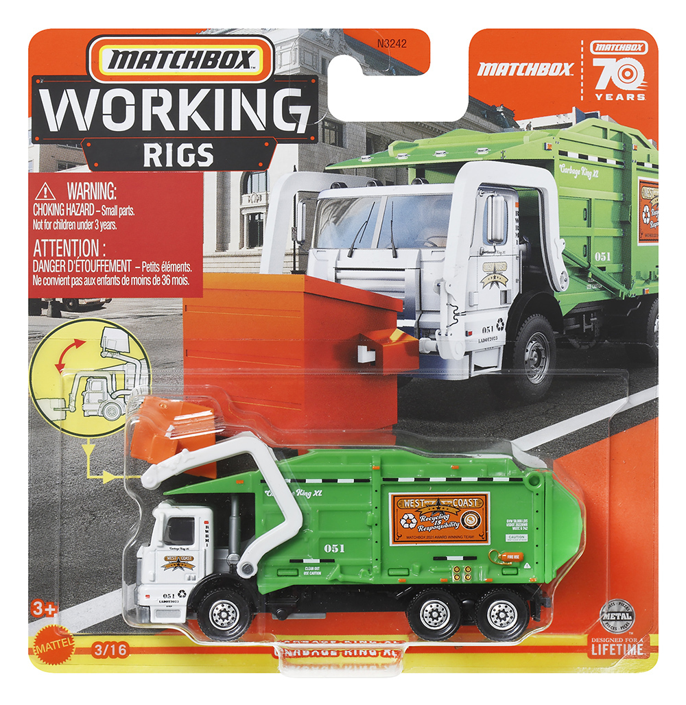 火柴盒小汽車-工具車系列 一組4入(U箱號)