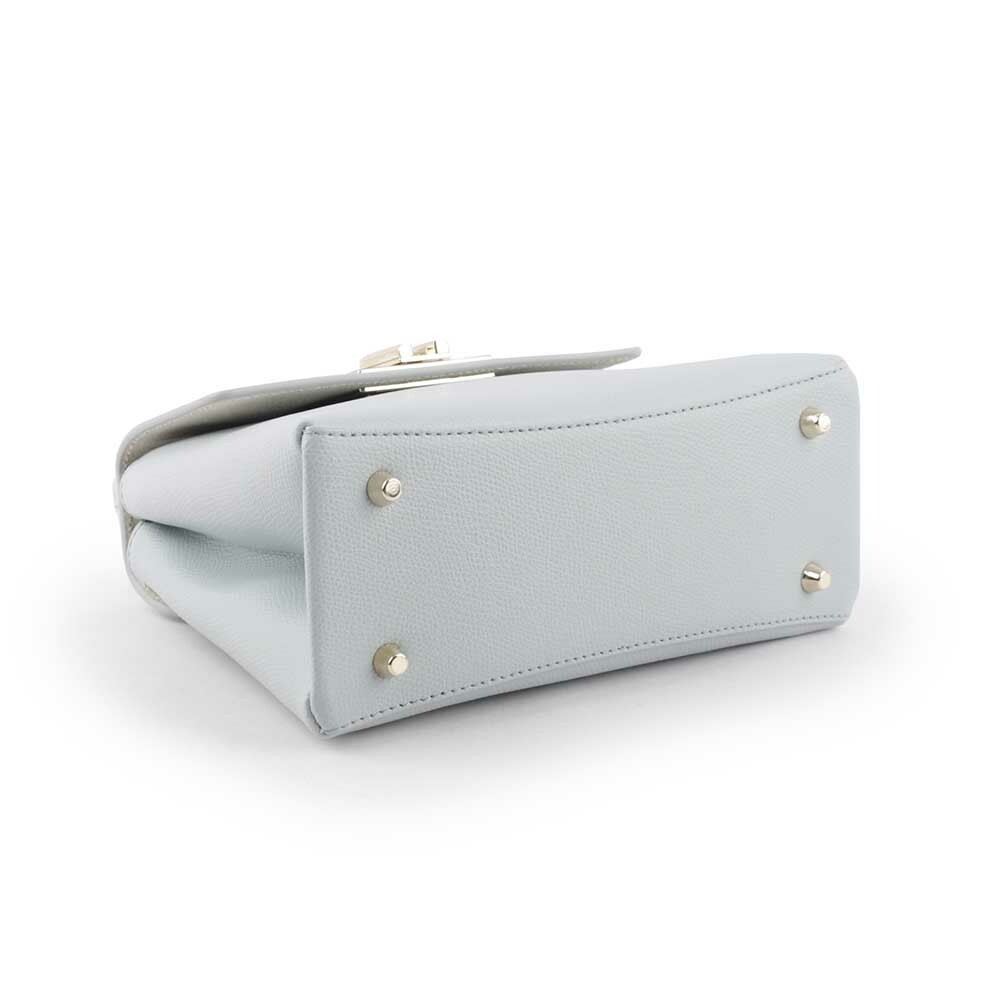 【FURLA】1927 拱門轉釦迷你手提/斜背二用包(淺藍色) WB00109 ARE000 AR300