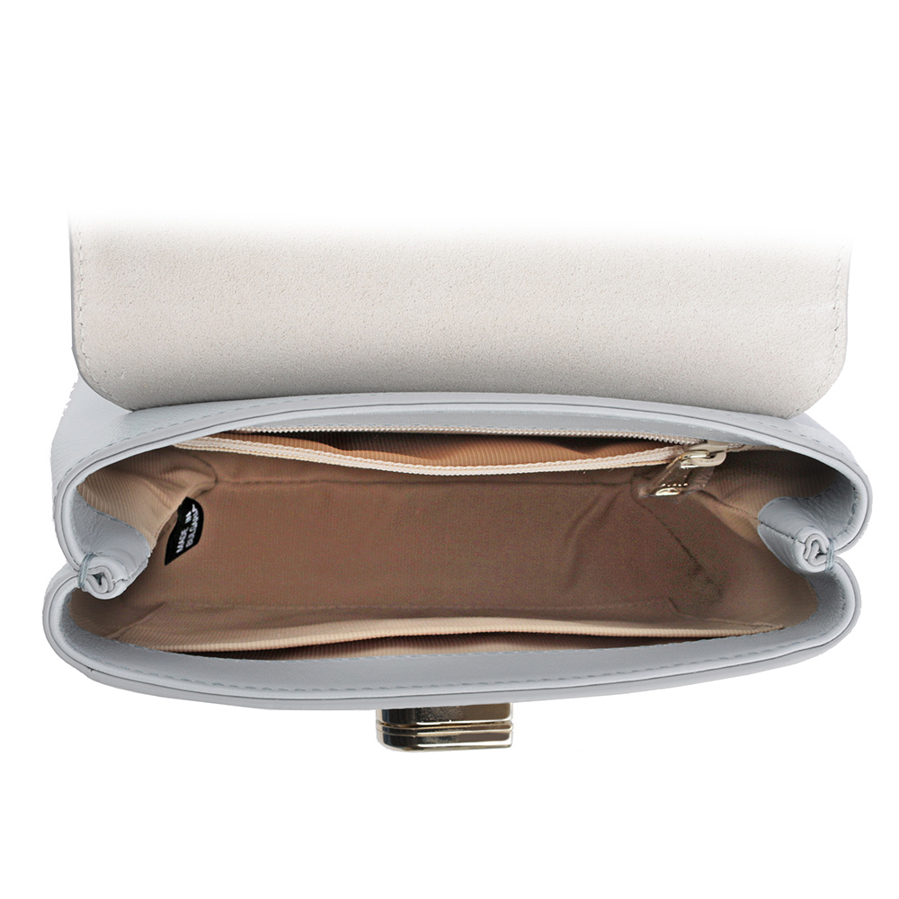 【FURLA】1927 拱門轉釦迷你手提/斜背二用包(淺藍色) WB00109 ARE000 AR300