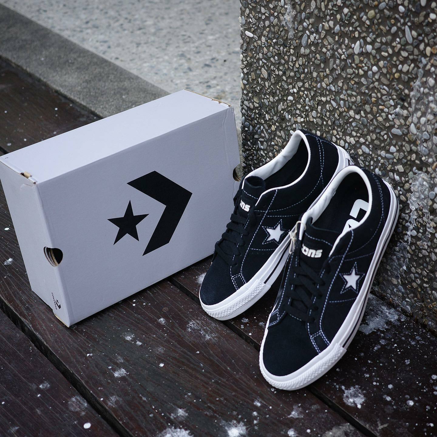 Converse one star PRO 黑麂皮 2023 （ 171327c )