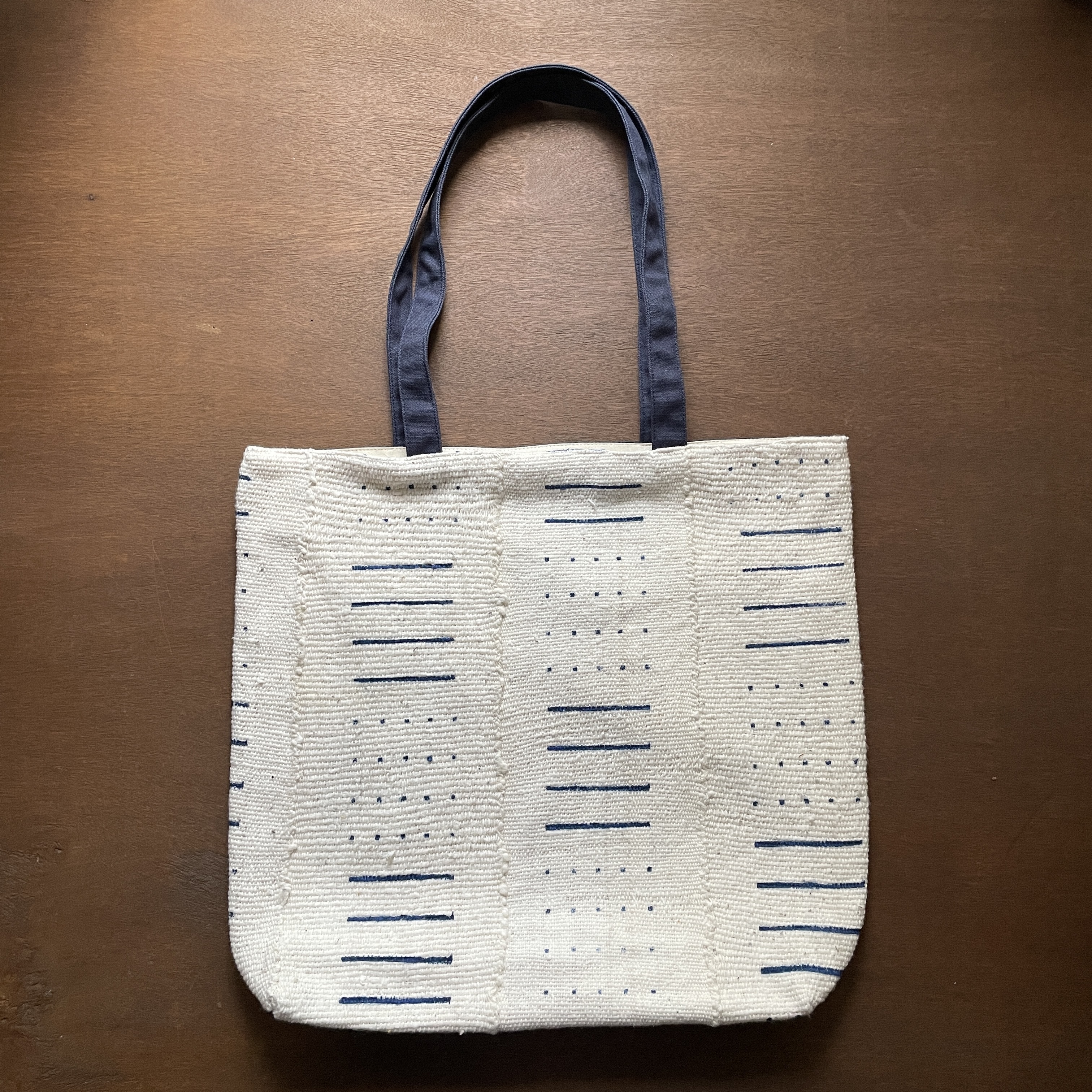 泥染提袋｜棉白-Sapida｜馬利