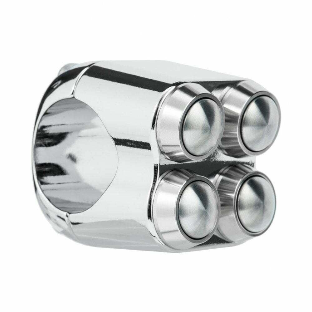 Motone簡易開關 四鈕 電鍍銀