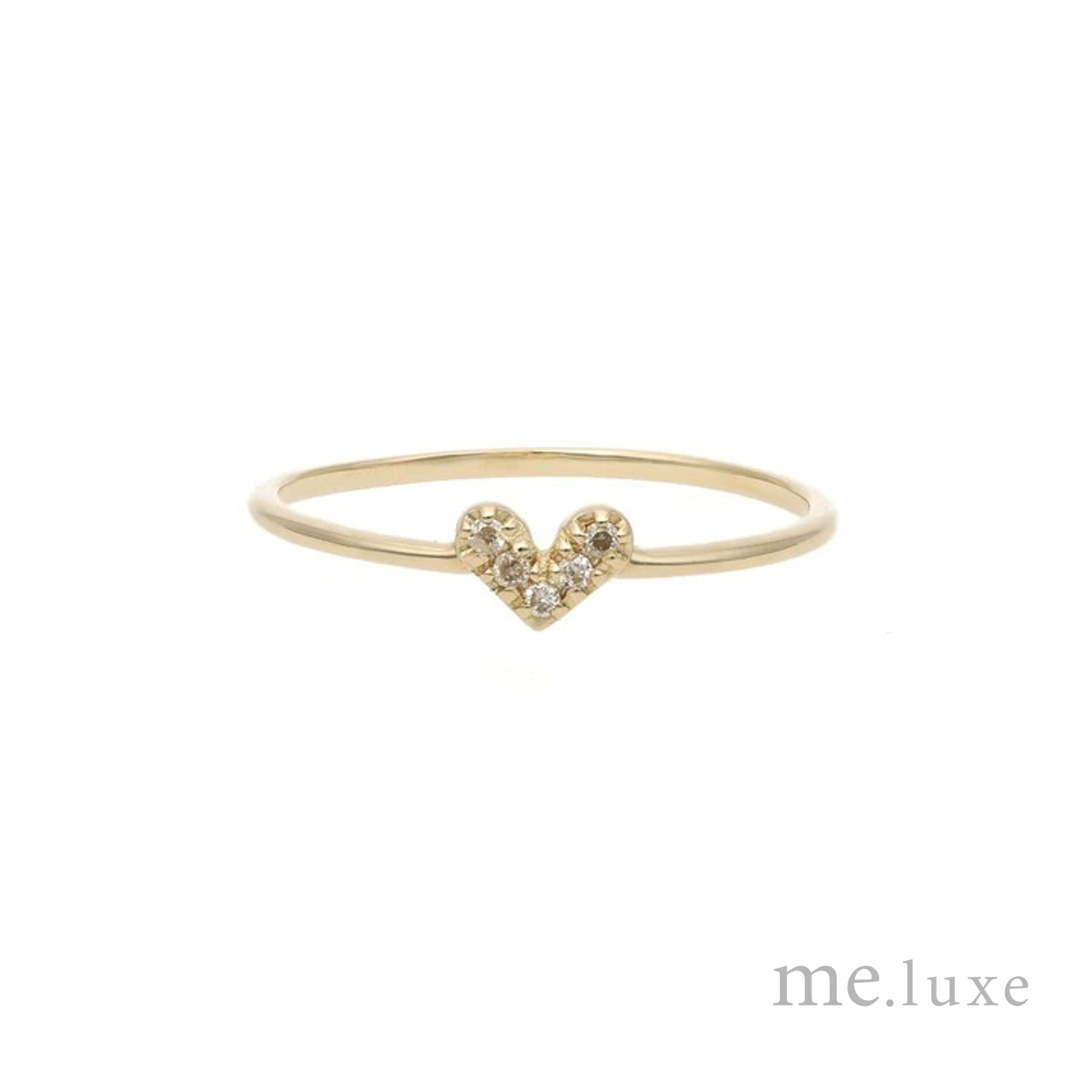 【me.luxe】K10愛心3分鑽戒