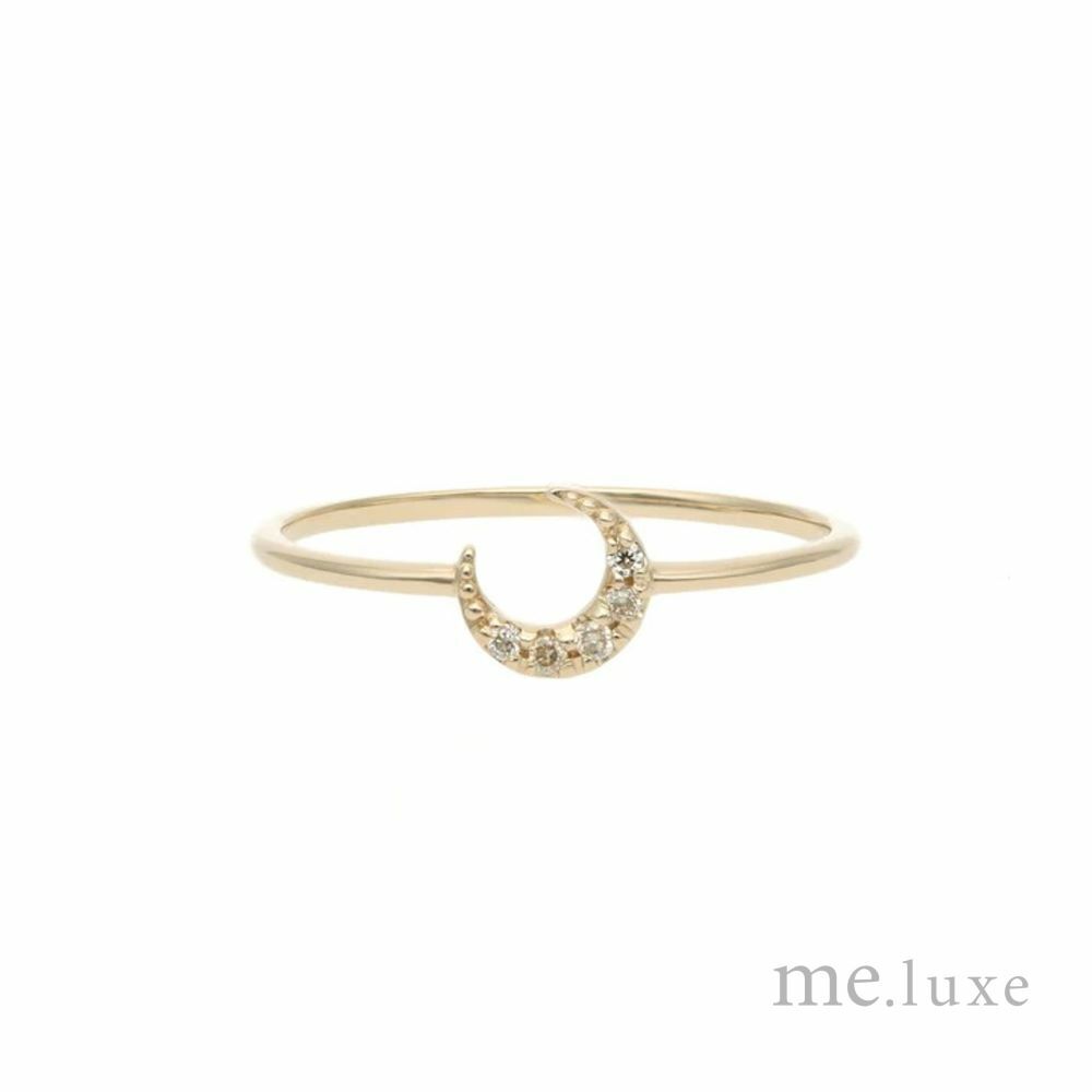 【me.luxe】K10月亮3分鑽戒