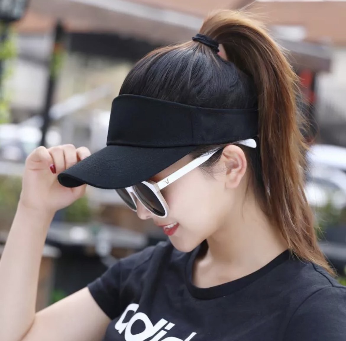C字活力感遮陽帽/六色