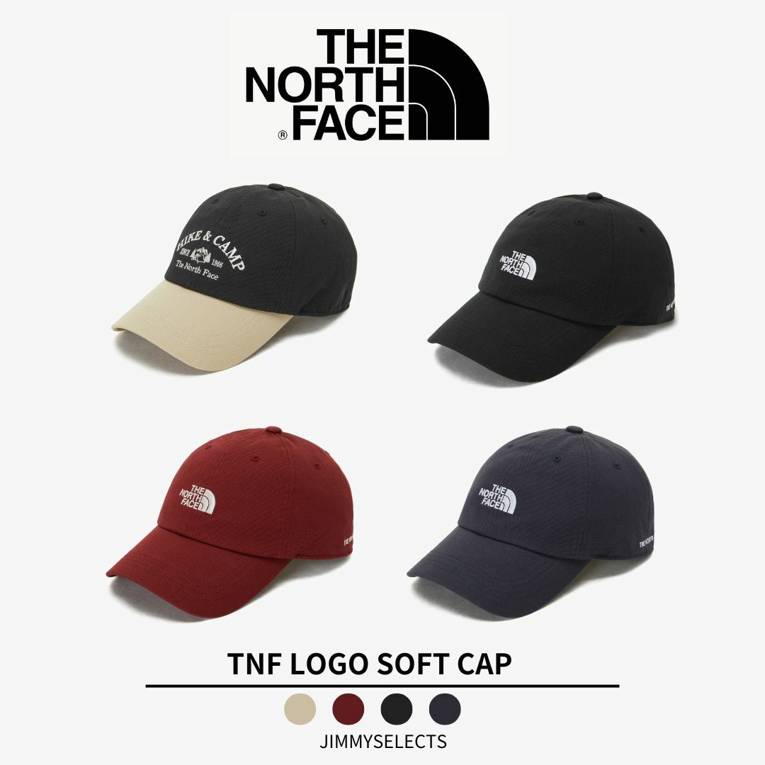 THE NORTH FACE LOGO SOFT CAP 帽子鴨舌帽老帽NE3CP51