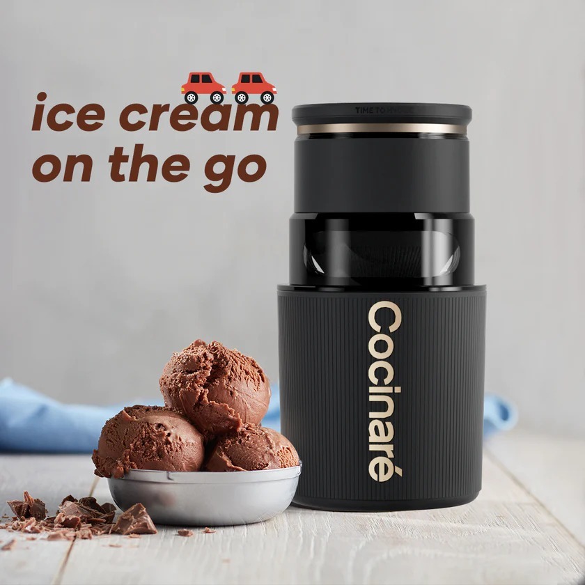 無線便攜 DIY 冰淇淋機 | 美國Cocinare KRUSH│自製雪糕機│夏日消暑