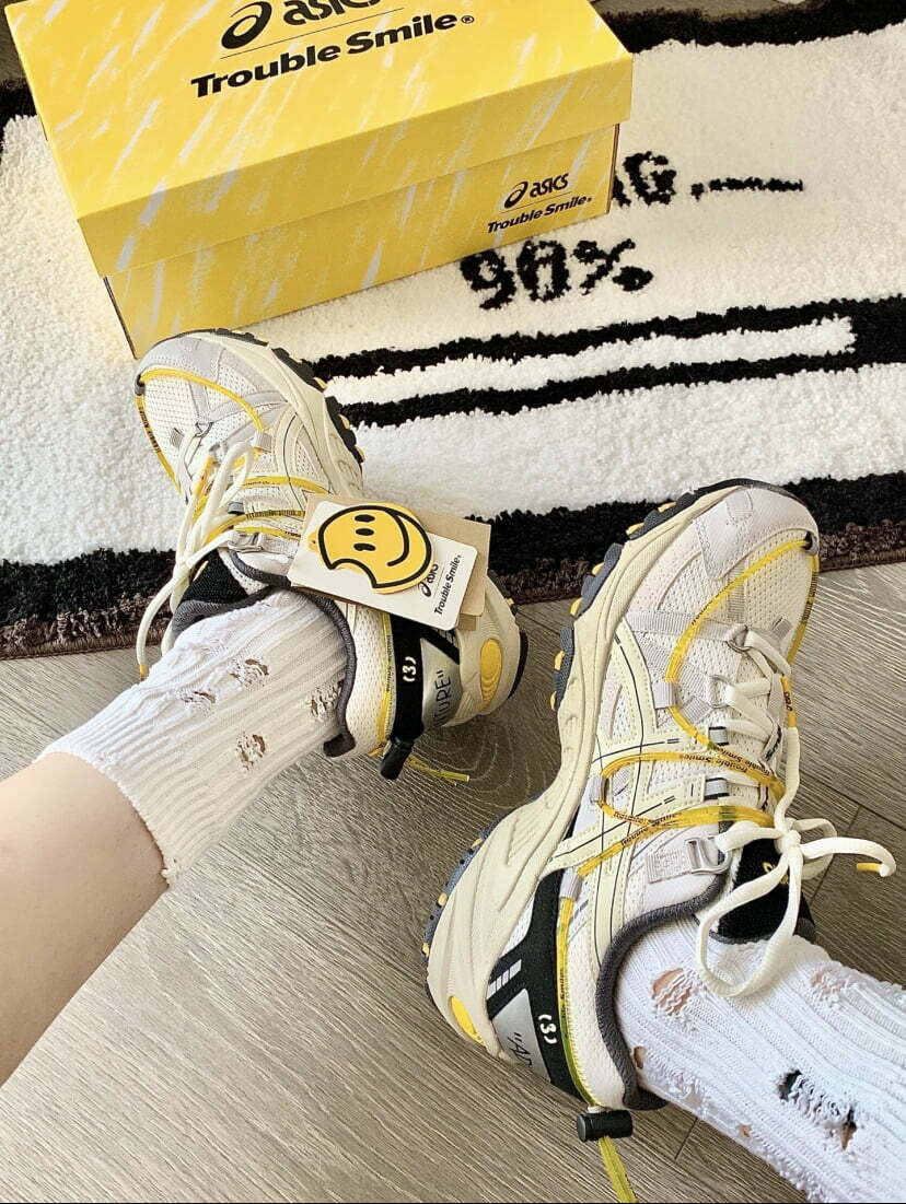 【代購】Asics x Trouble Smile Gel-Kahana TR V2 黑黃白 1203A355-100