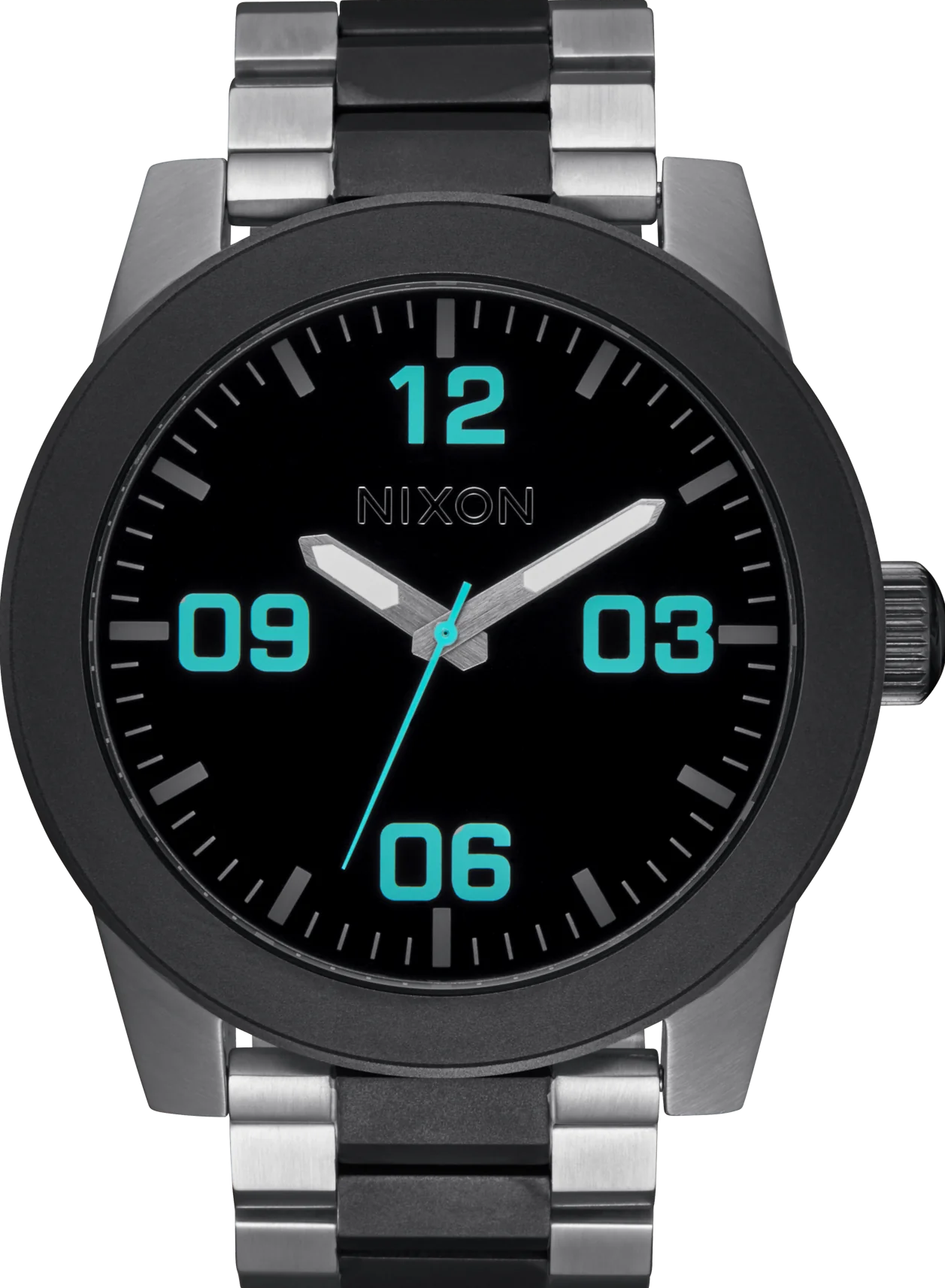 萬年鐘錶 - NIXON 尼克森 CORPORAL SS  大錶徑簡約衝浪男錶 A346-5146  錶徑48MM