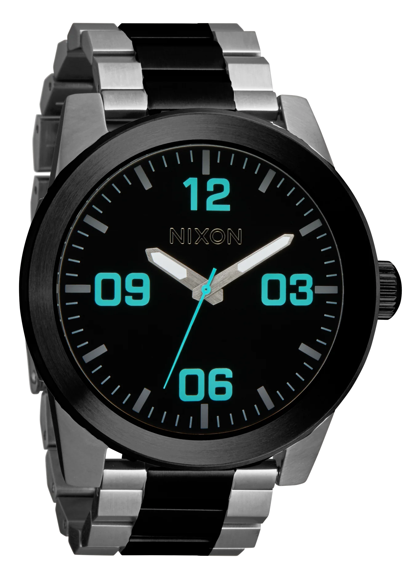 萬年鐘錶 - NIXON 尼克森 CORPORAL SS  大錶徑簡約衝浪男錶 A346-5146  錶徑48MM