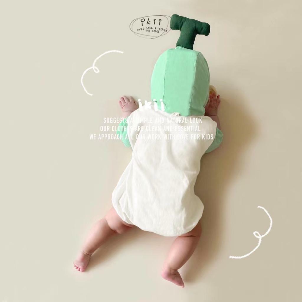 (現貨) ikii蜜瓜造型連身衫仔