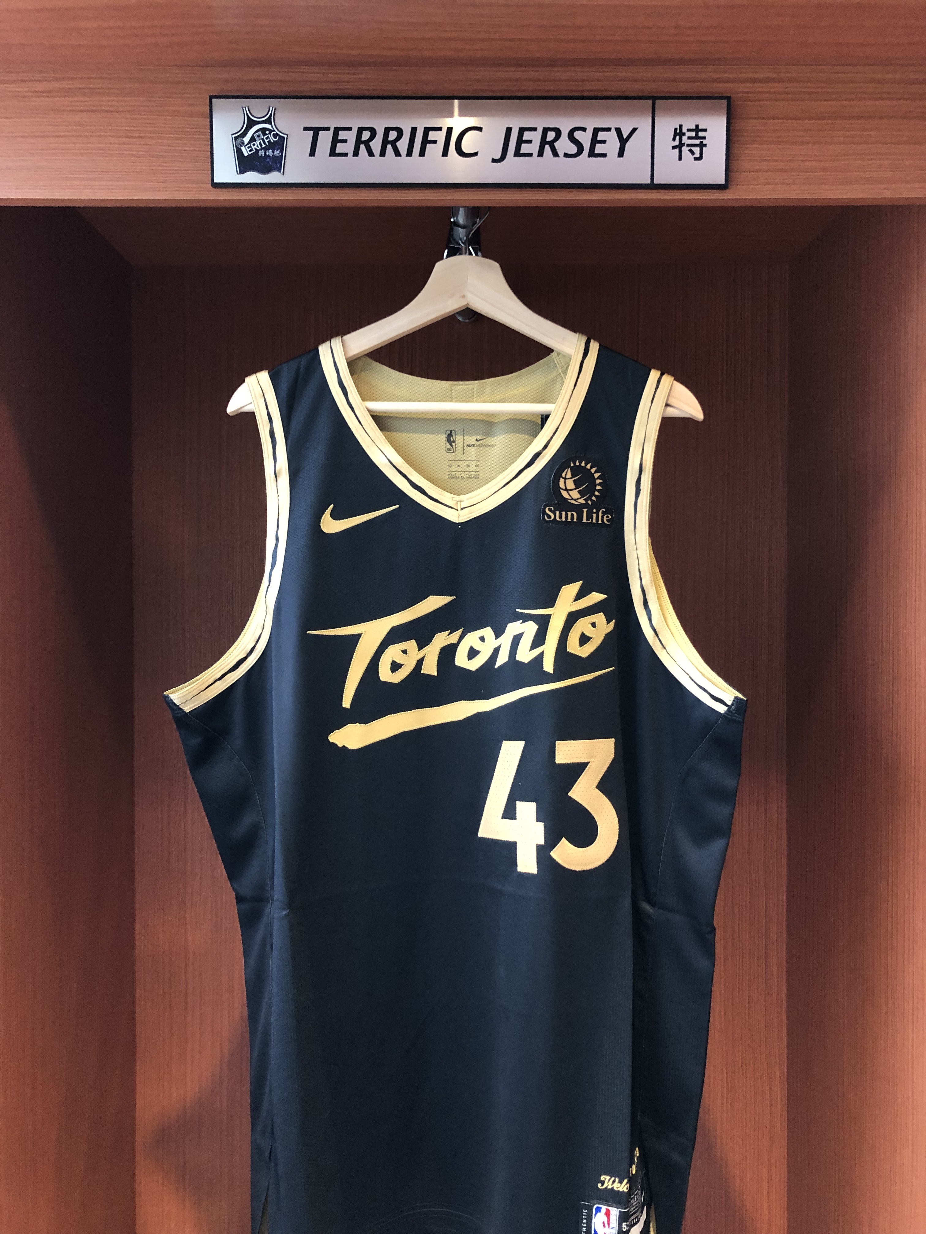 NBA球衣 Pascal Siakam 多倫多暴龍城市 City Nike Authentic 球員版 電繡 含贊助商標 全新